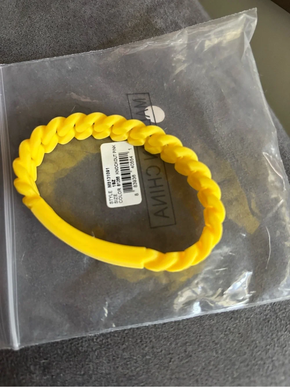 Marc by Marc Jacobs Green silicone Bracelet NWOT